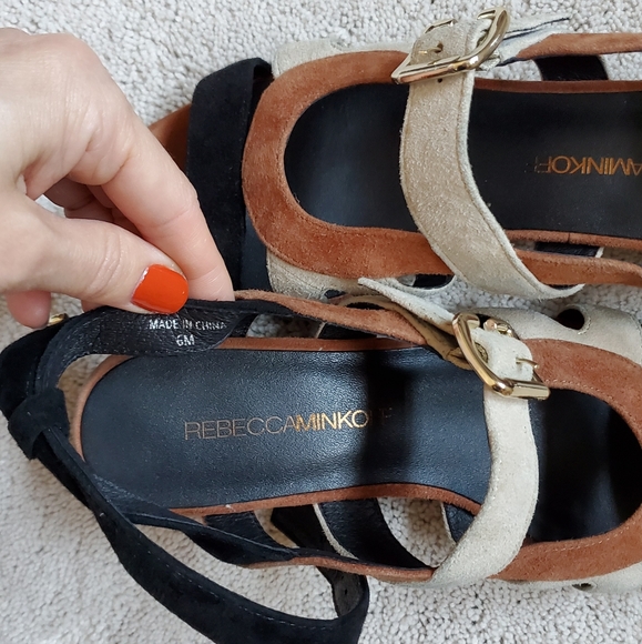 🚫SOLD🚫Rebecca Minkoff Strappy Suede Sandal - Picture 5 of 8
